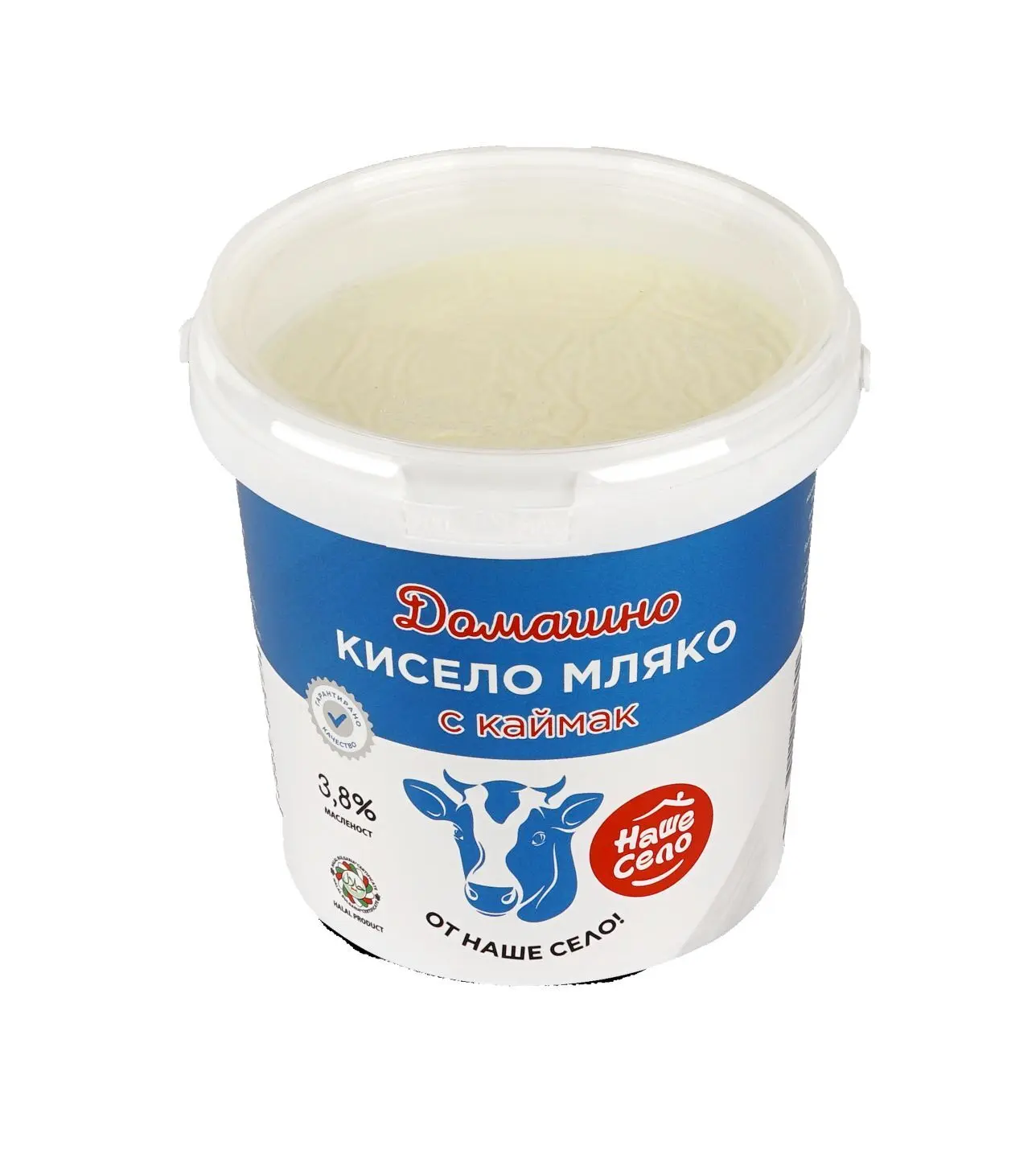 Домашно кисело мляко с каймак - Наше село
