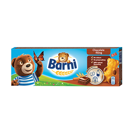 Суха паста кексче (шоко) - кутия 5бр - BARNI