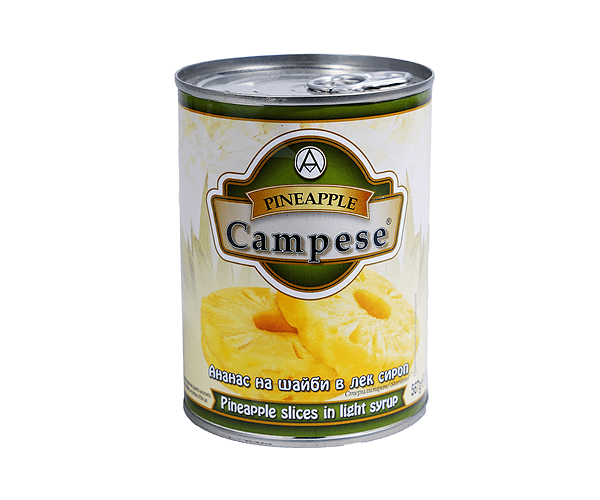 Ананас на шайби в консерва - Campese
