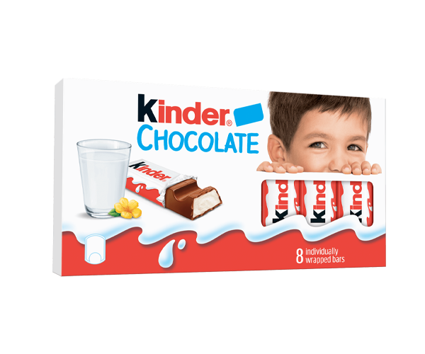 Kinder шоколадови блокчета 8 бр пакет - Ferrero