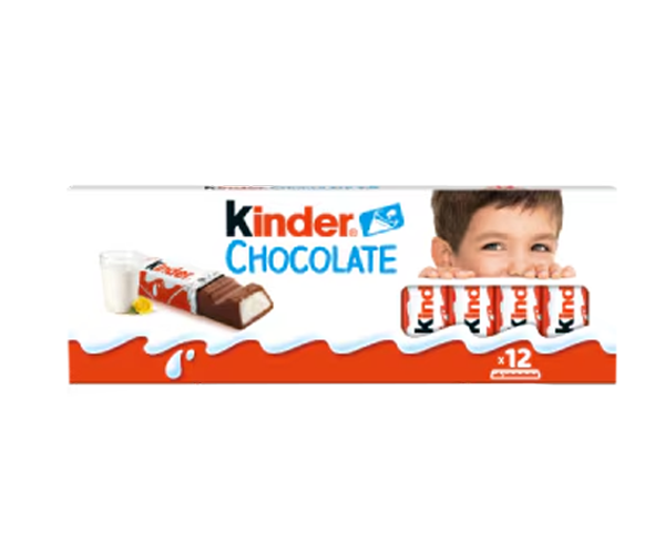 Kinder шоколадови блокчета x12 бр пакет - Ferrero
