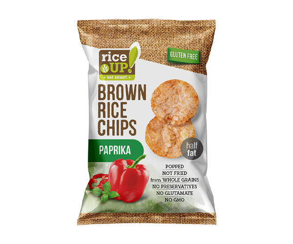 Brown rice chips paprika чипс - Rice Up