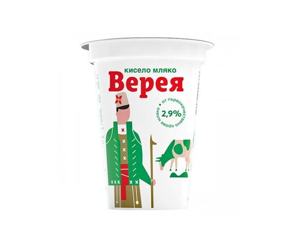 Кисело мляко краве 2.9% - Верея