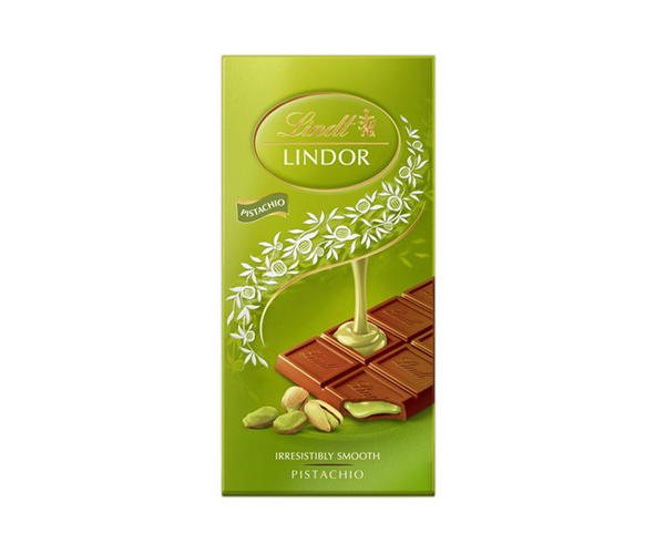 Млечен шоколад с пълнеж от шам-фъстъци - Lindor