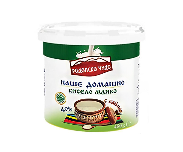 Кисело мляко родопско чудо с каймак - Родопско Чудо