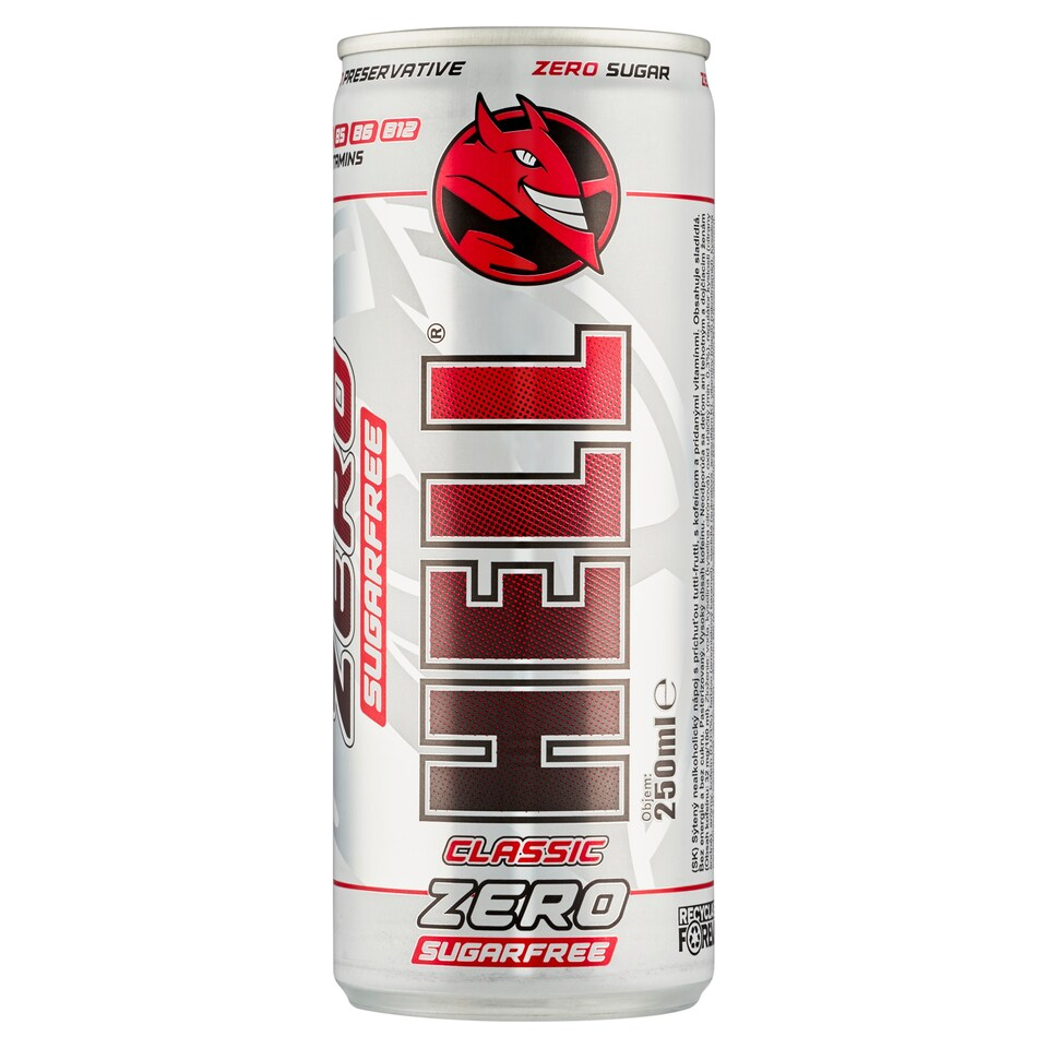 Беззахарна енергийна напитка HELL / HELL Energy Drink SugarFree