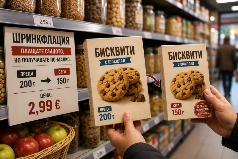 Същата цена, същата опаковка, но по-малко съдържание: какво е шринкфлация и как да я хванеш