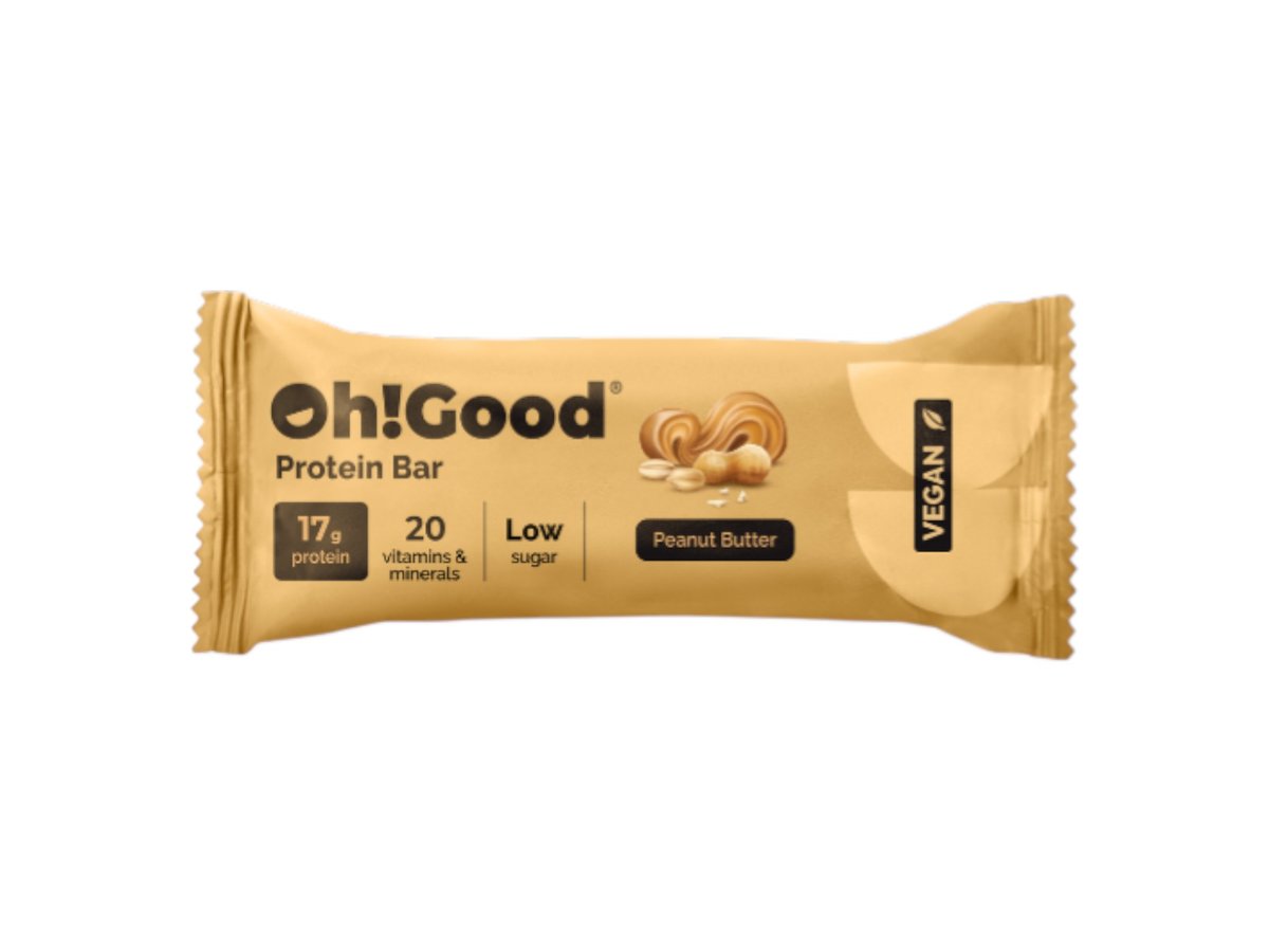 Бар Протеинов Oh!Good Шоколад И Фъст. Масло Веган