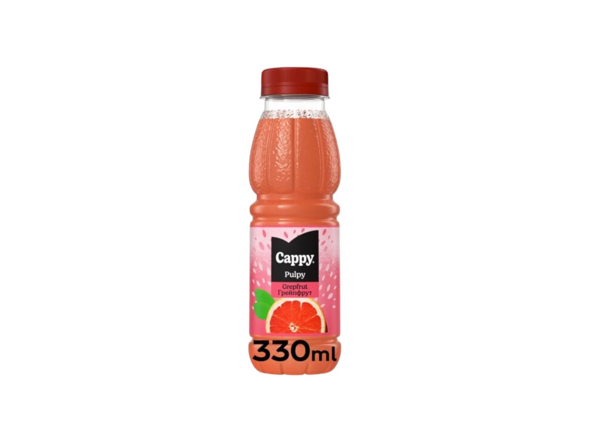 Напитка Плодова Cappy Pulpy Грейпфрут И Парч.Плод 330мл12235