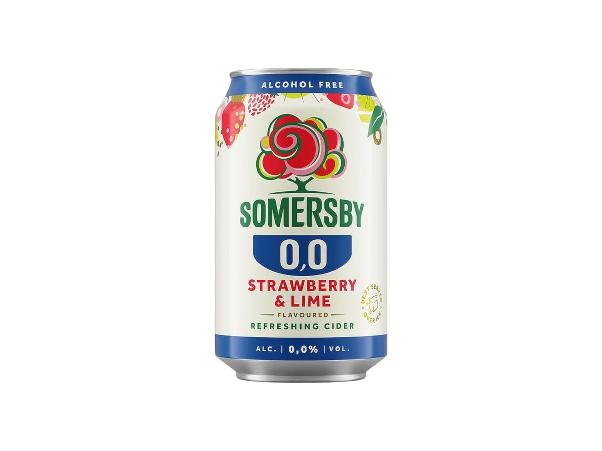 Сайдер Somersby Ягода и Лайм 0,0 330мл Кен