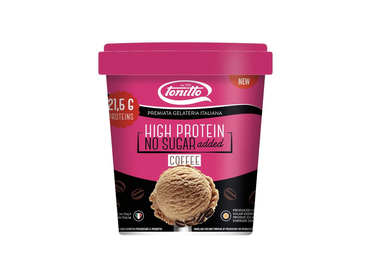Сладолед Tonitto High Protein Кафе 250гр/470мл