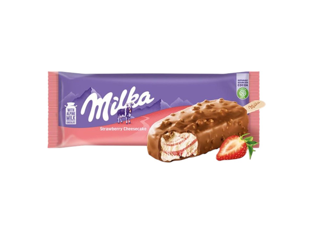 Сладолед Milka Стик Чийзкейк 67гр/90мл
