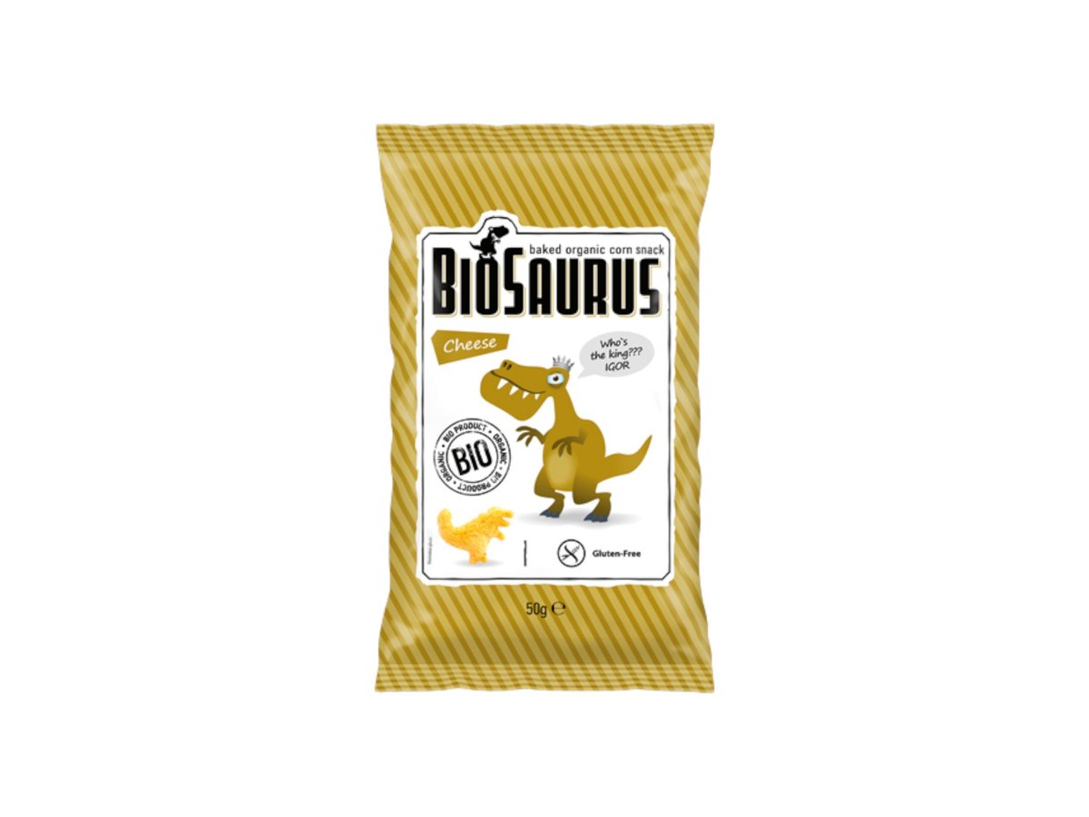 Снакс Био Biosaurus Царевичен със Сирене 50гр