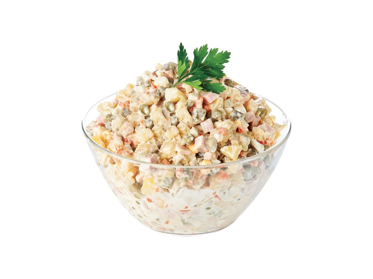 Салата Ф Вкус Руска с Шунков Колбас 400гр