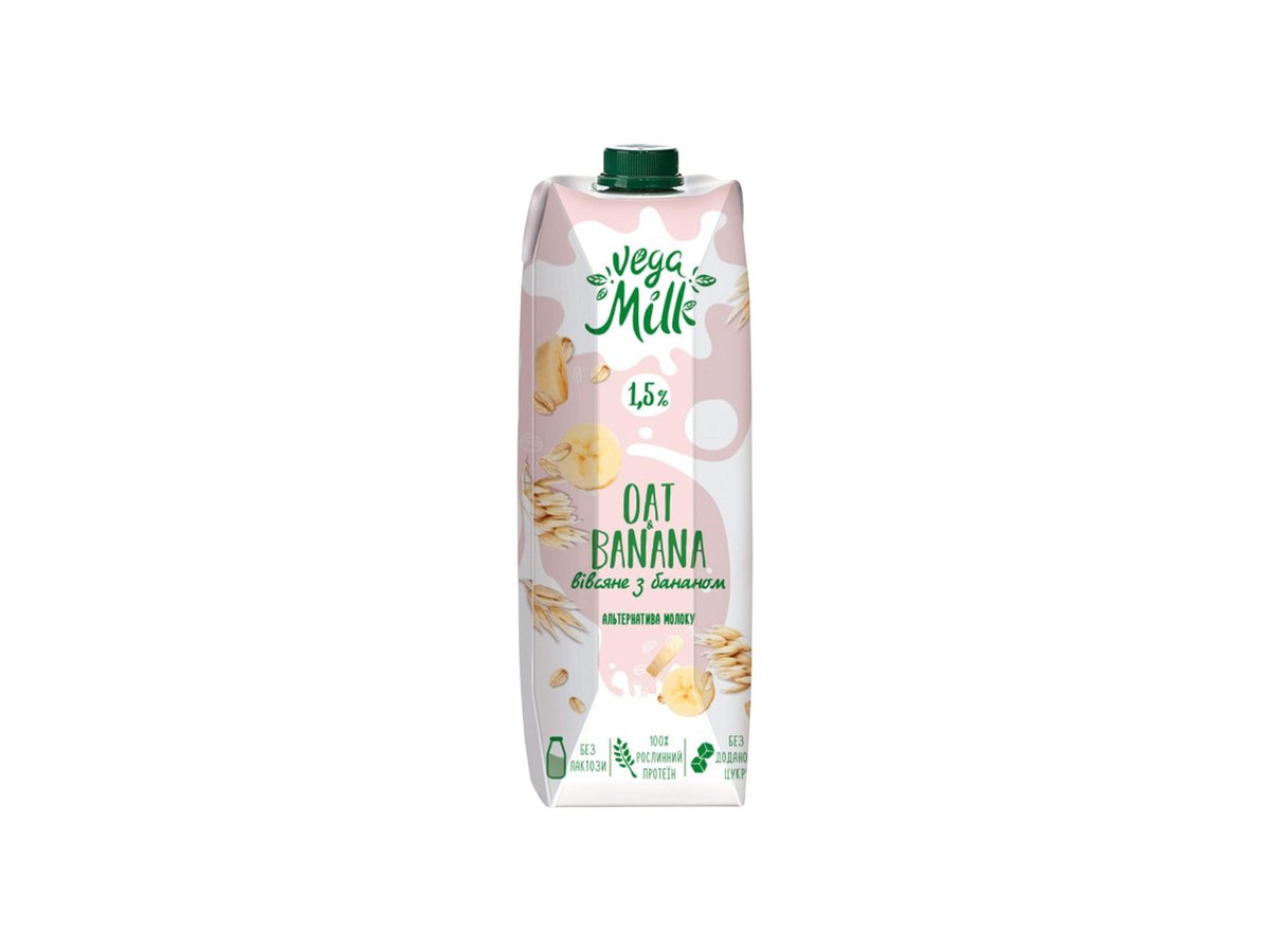 Напитка Vega Mill Овесено Бананова 950мл Import