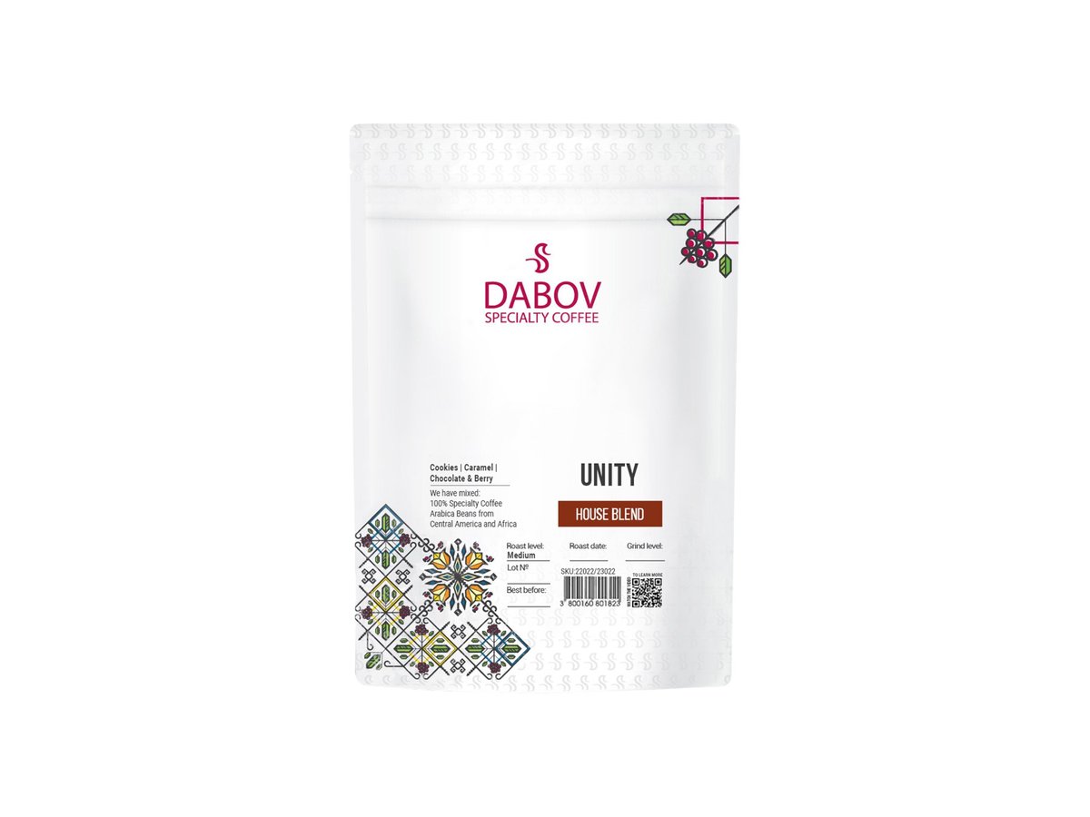 Кафе Dabov Unity House Blend 200. Мляно