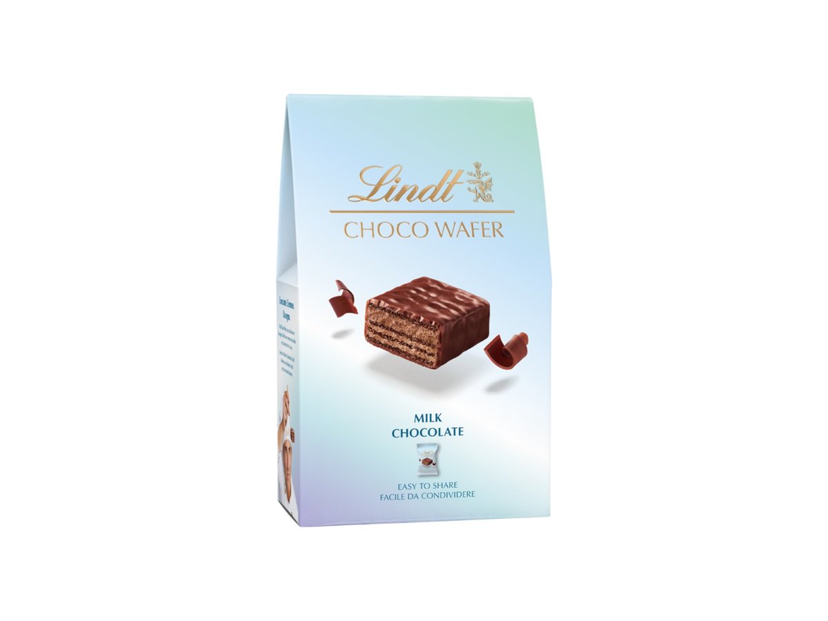 Вафли Lindt Млечен Шоколад 130гр