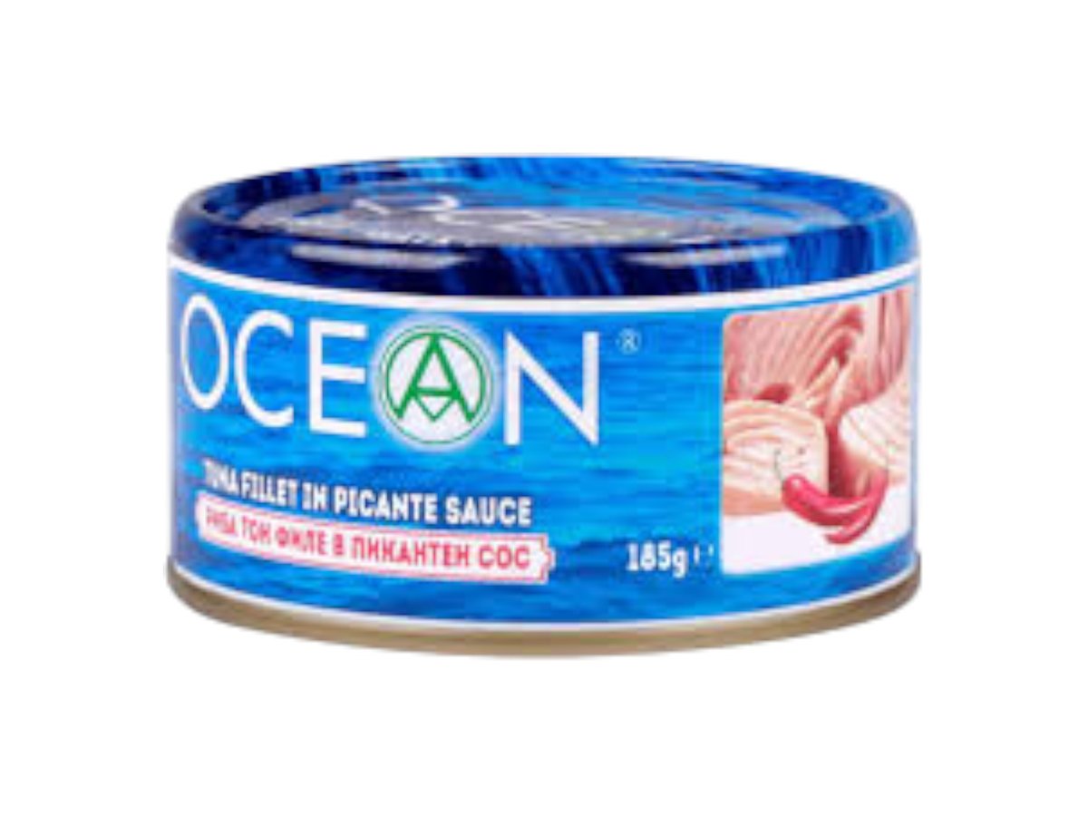 Риба Тон Филе Океан в Пикантен Сос 185гр Консерва