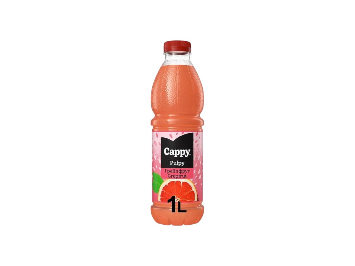 Напитка Плодова Cappy Pulpy Грейпфрут 1л
