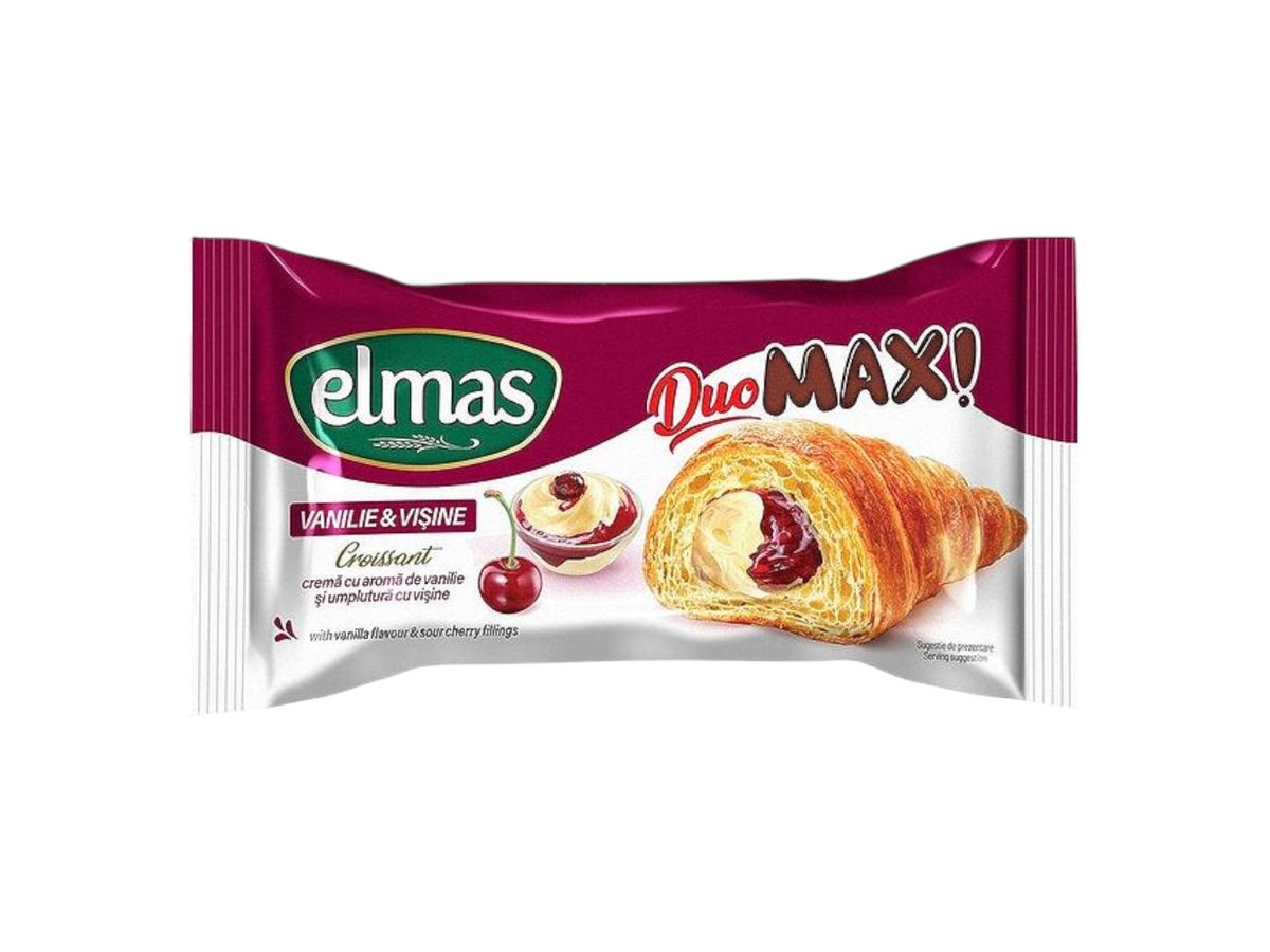 Кроасан Elmas Крем Вишна И Ванилия 80гр