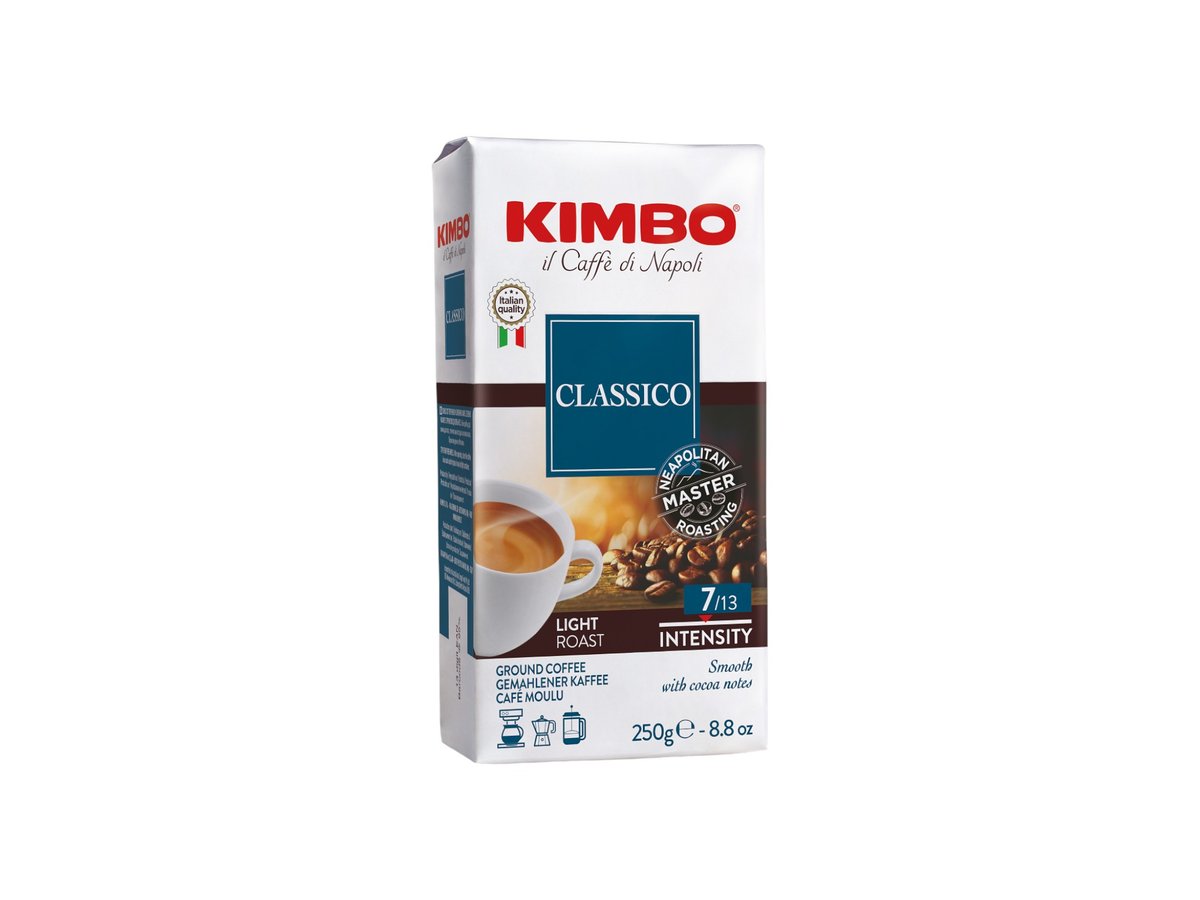 Кафе Kimbo Classico 250гр Мляно Вакуум