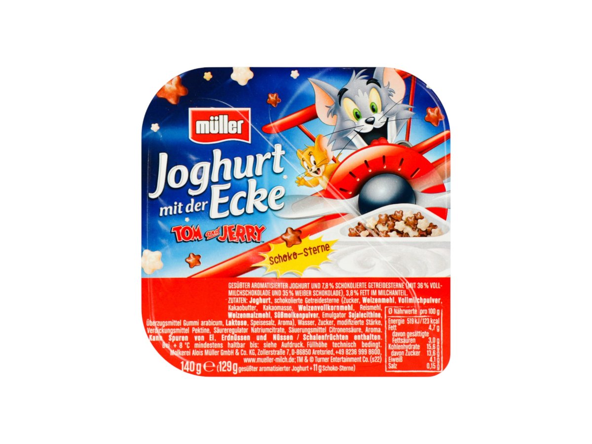 Десерт Muller Tom&Jerry Звездички 140гр