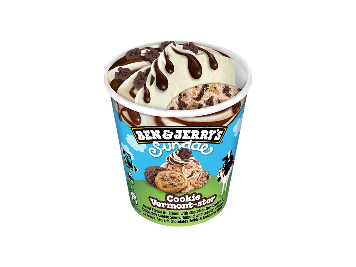 Сладолед B&J Cookie Vermonster 427мл