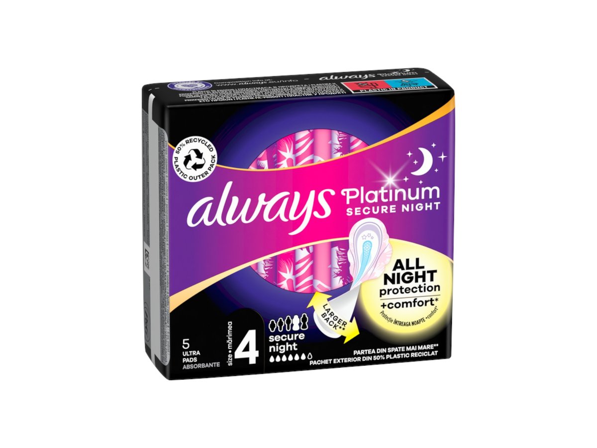 Дамски Превръзки Always Найт 5бр.30452