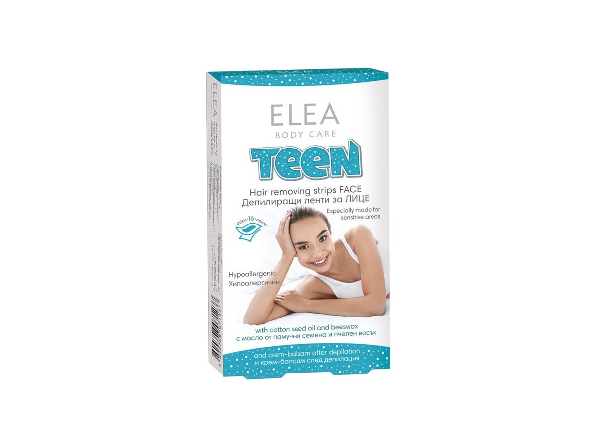 Ленти Депилиращи Elea Teen за Лице Хипоалергенни 16бр