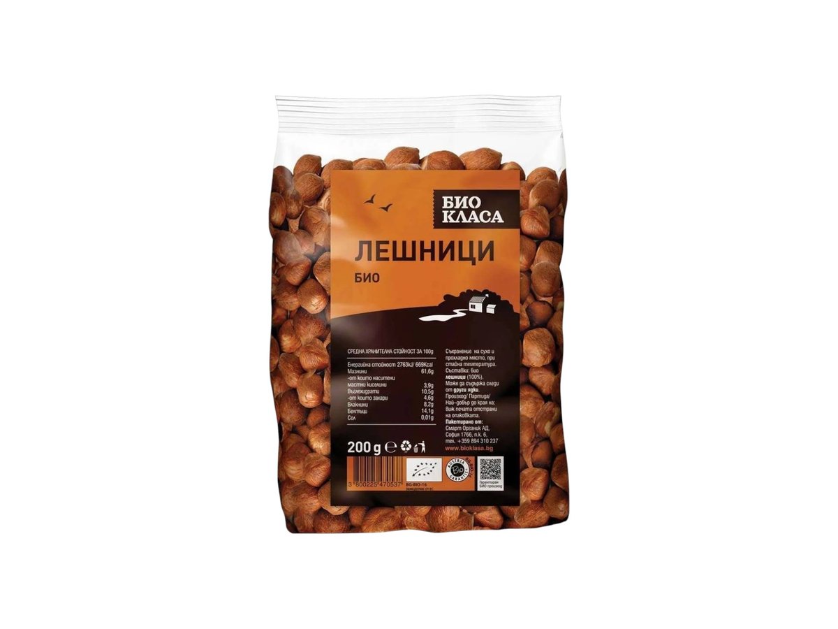 Ядки Био Лешници Био Класа