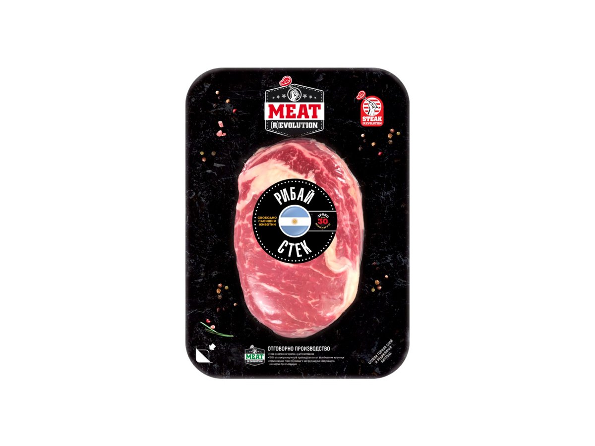 Стек Рибай Говежди Блек Ангъс Meat Corner 300гр Аржентина Ским