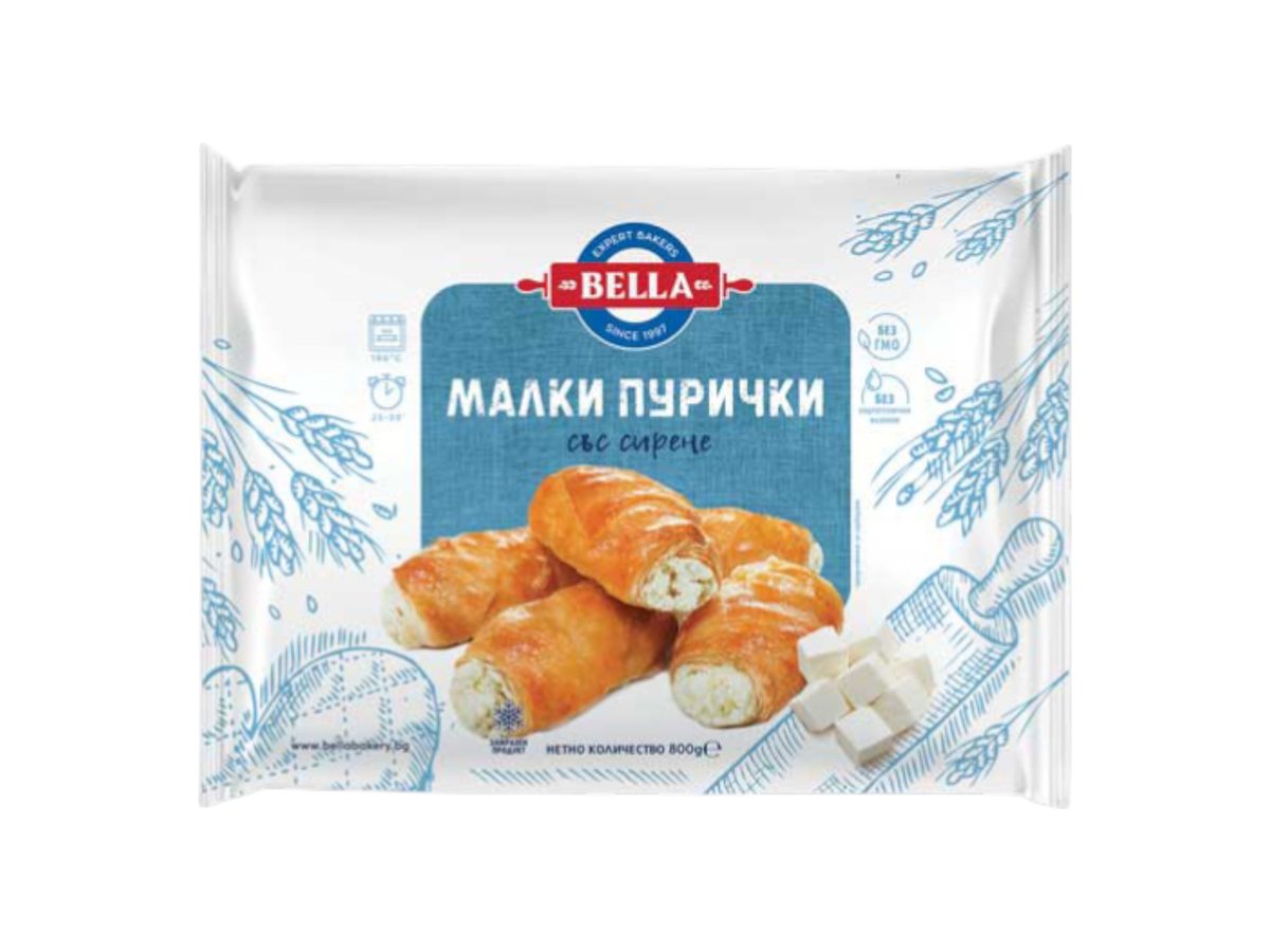 Банички Белла Със Сирене Хапки 800гр от Точени Кори