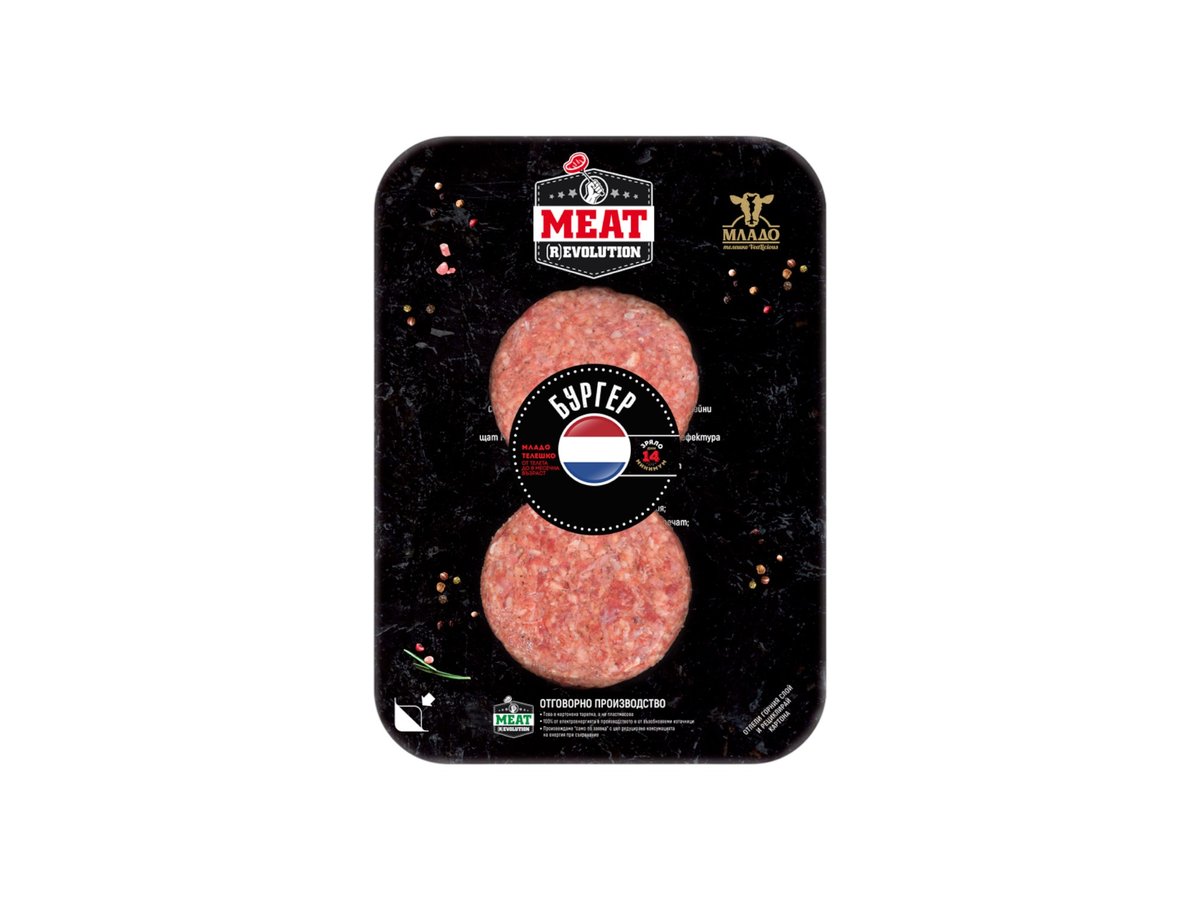 Бургер от Младо Телешко Meat Corner 300гр Ским СММ