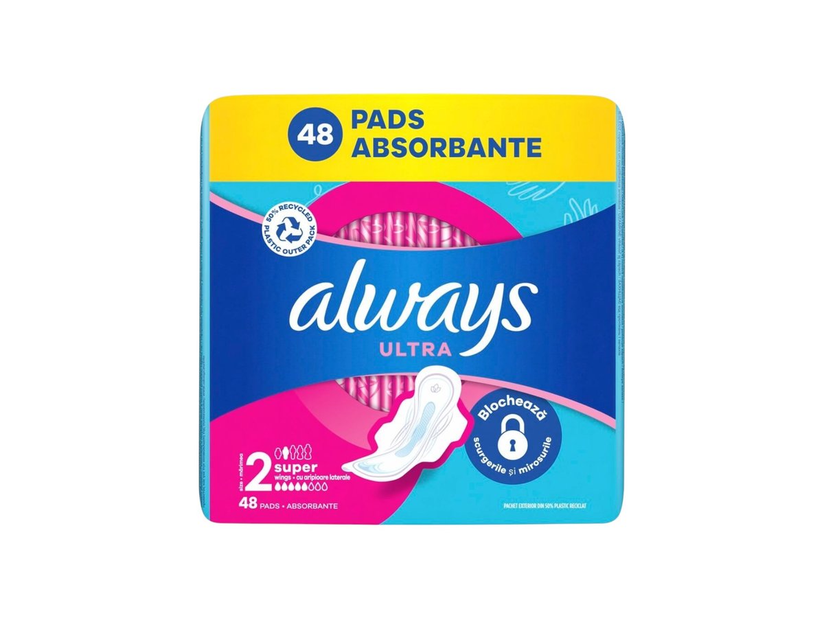 Дамски Превръзки Always Ultra Super Giga Pack 48бр