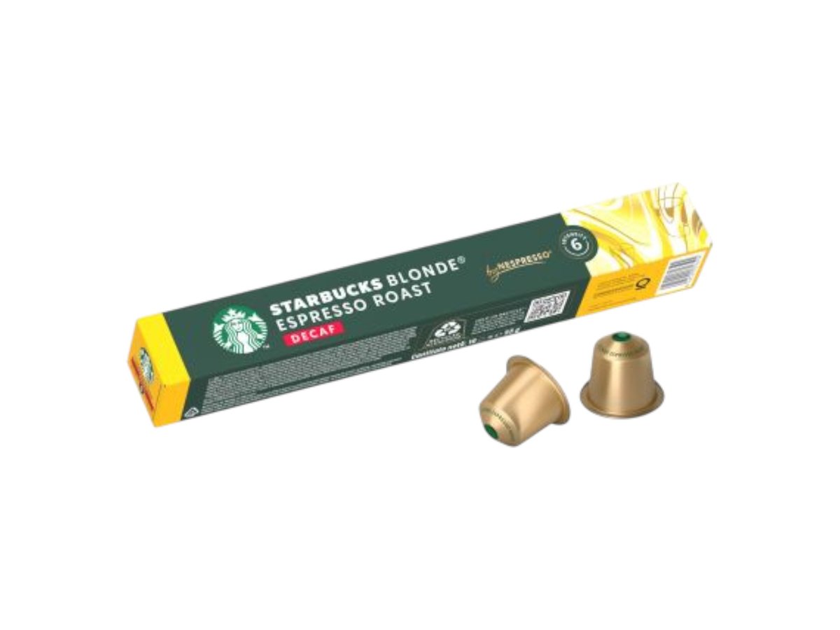 Кафе Starbucks Bloncde Espresso Roast Decaf10Бр Капсули Nespresso