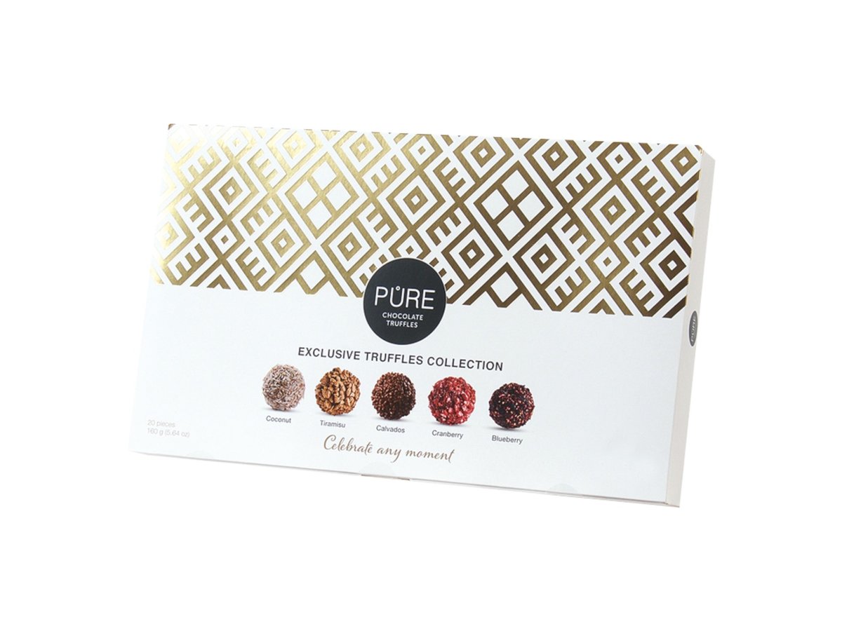 Бонбони Трюфели Pure Gold Collection 20бр 160гр Кутия