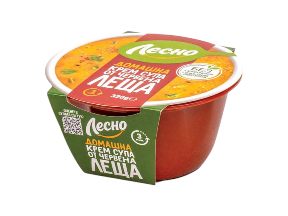 Супа Крем Лесно От Червена Леща 320 Г
