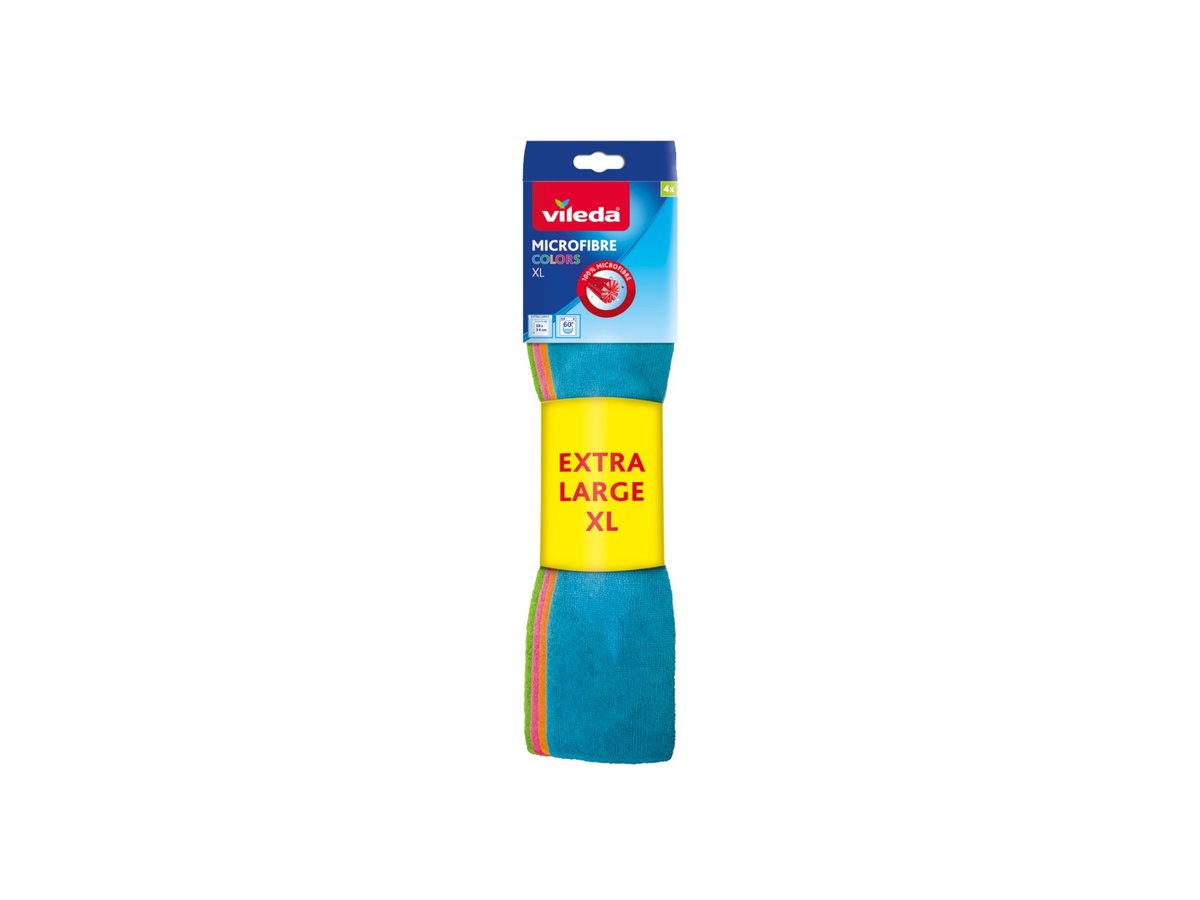 Кърпи Vileda Style Микрофибър Colors 4р