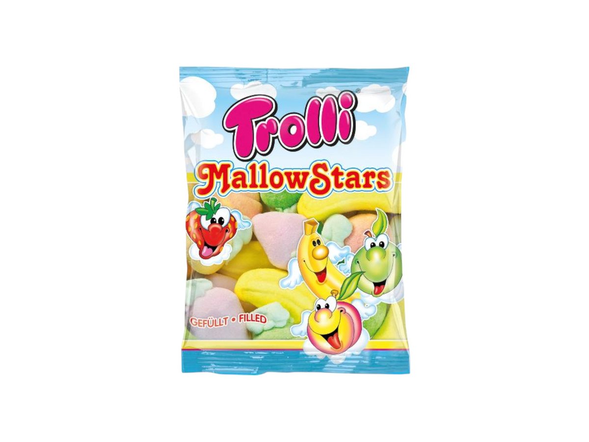Бонбони Желирани Trolli Звездички 150гр