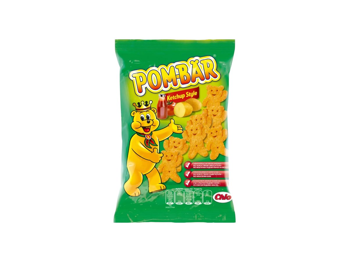 Снакс Pom Bar Кетчуп 80гр