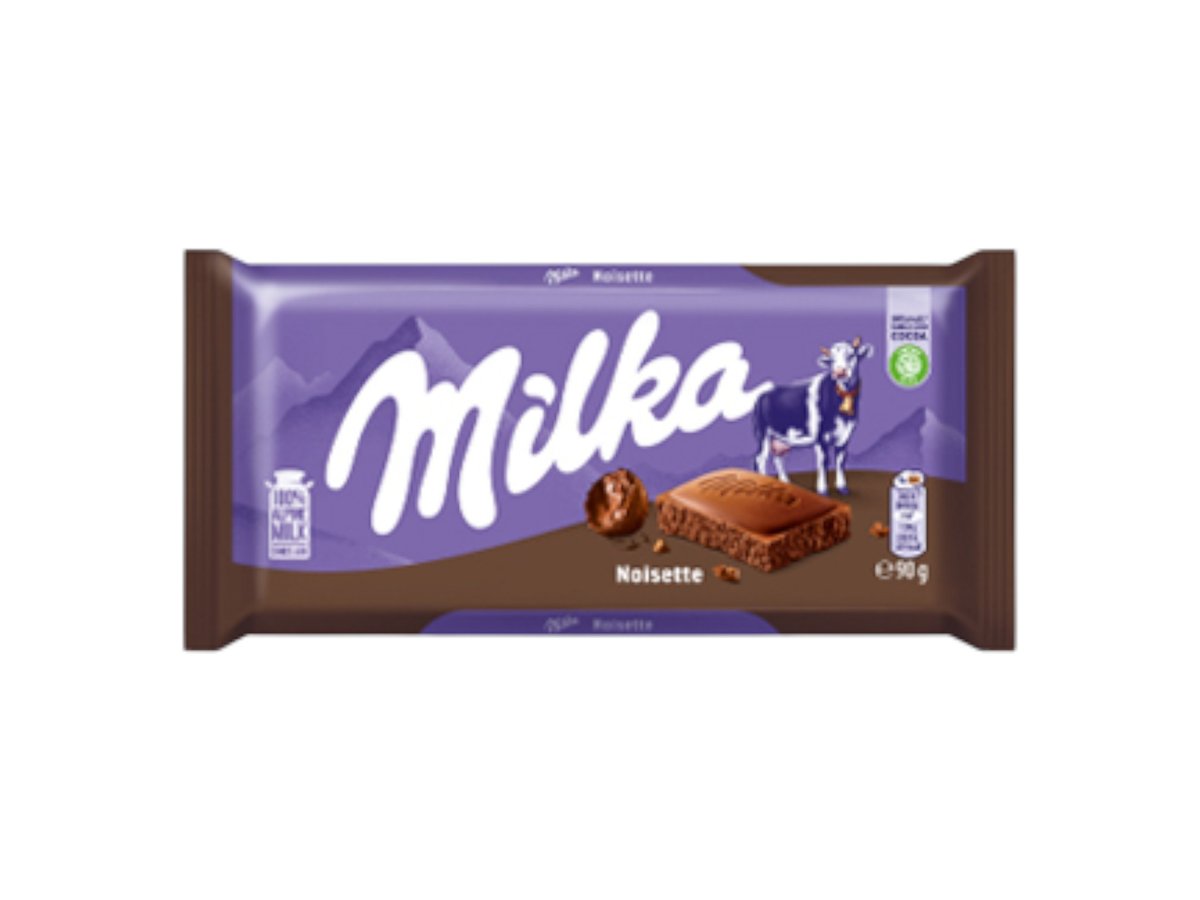 Шоколад Milka Млян Лешник 90гр