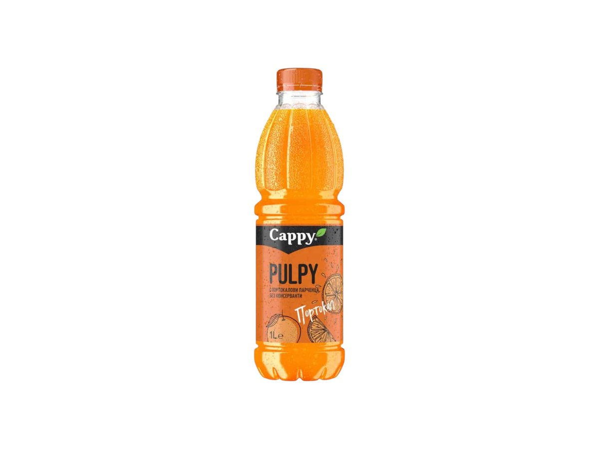 Напитка Плодова Cappy Pulpy Праскова 330мл Pet