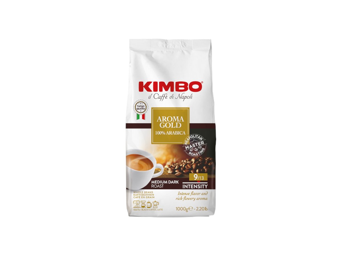 Кафе Kimbo Aroma Gold 100% Арабика 1Кг Зърна