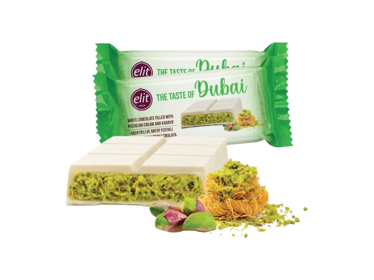 Шоколад Elit Dubai Бял 90гр
