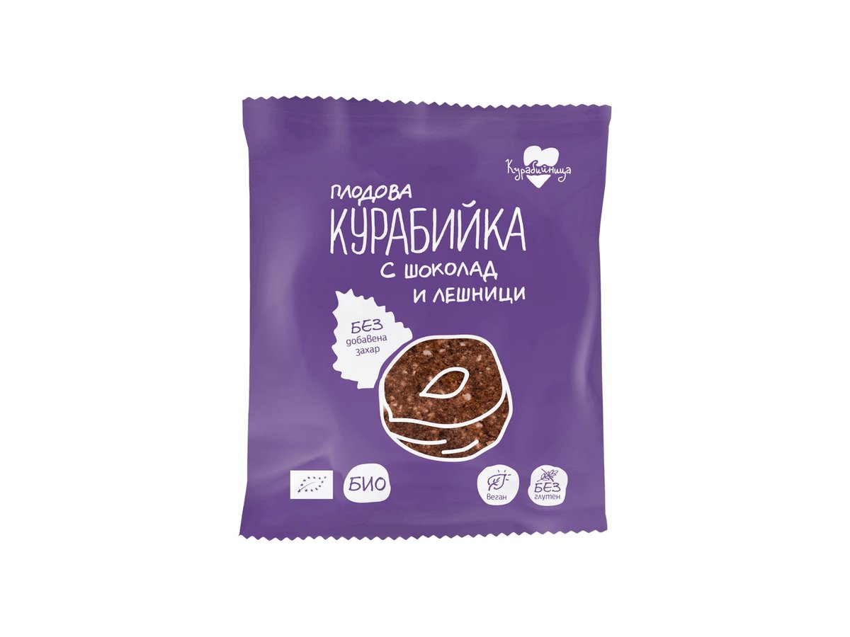 Курабия Био Курабийница с Шоколад и Лешници 40гр