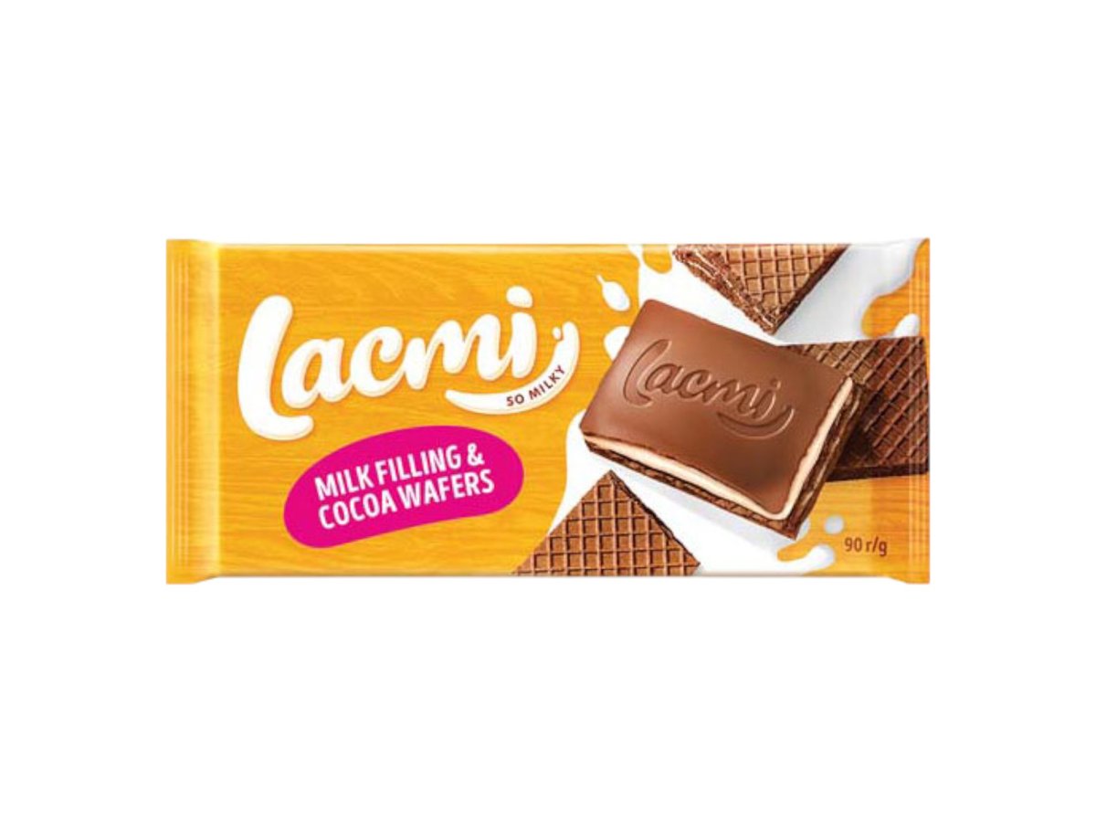 Шоколад Lacmi Млечен Вафла И Млечен Пълнеж