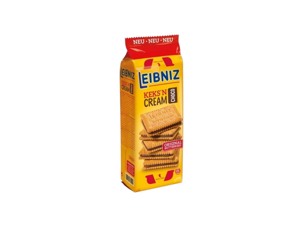 Бисквити Leibniz Keks N Cream Choko 190гр