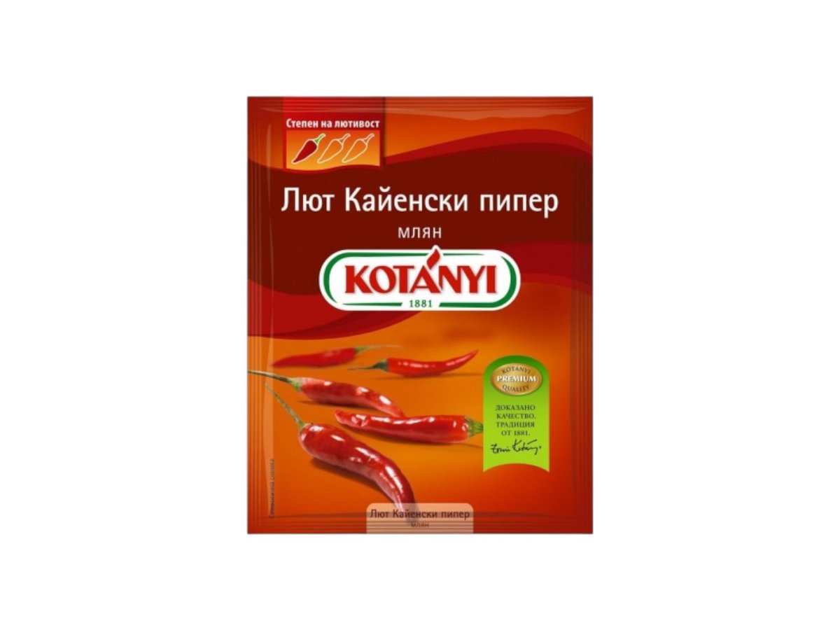 Пипер Кайенски Котани Лют Млян 20гр