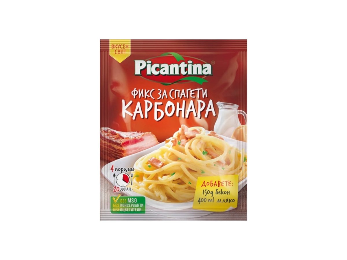 Фикс Пикантина за Спагети Карбонара 40гр