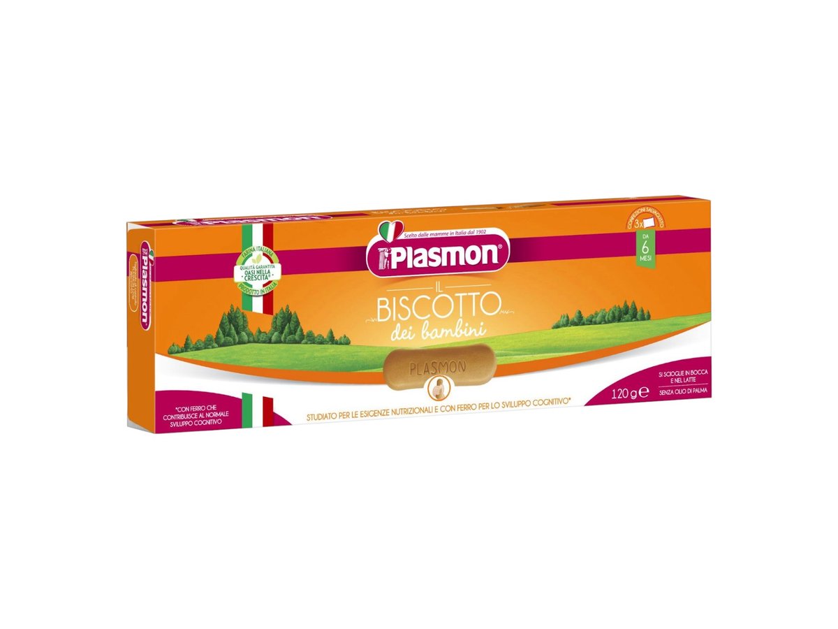 Бишкоти Plasmon За Деца 120гр 6+ Мес